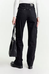 High-Waisted Bull Cargo Trousers