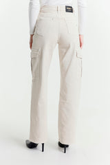 High-Waisted Bull Cargo Trousers