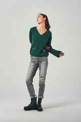 Dark Green Amphibious Boots with Thick Sole
