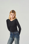 T-shirt Basic with Rhinestone Met Logo