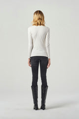 T-shirt Basic with Rhinestone Met Logo