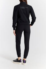 Sweatshirt set with zip and studs