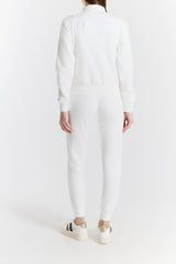 Sweatshirt set with zip and studs