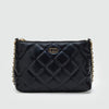 Quilted Shoulder Bag with Chain