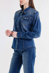 CAMICIA CON STRASS