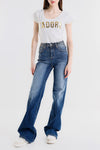 PANTALONE VIVIENNE WIDE LEG STRASS