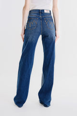 PANTALONE VIVI WIDE LEG CON STRASS