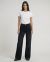 Jeans straight fit nero