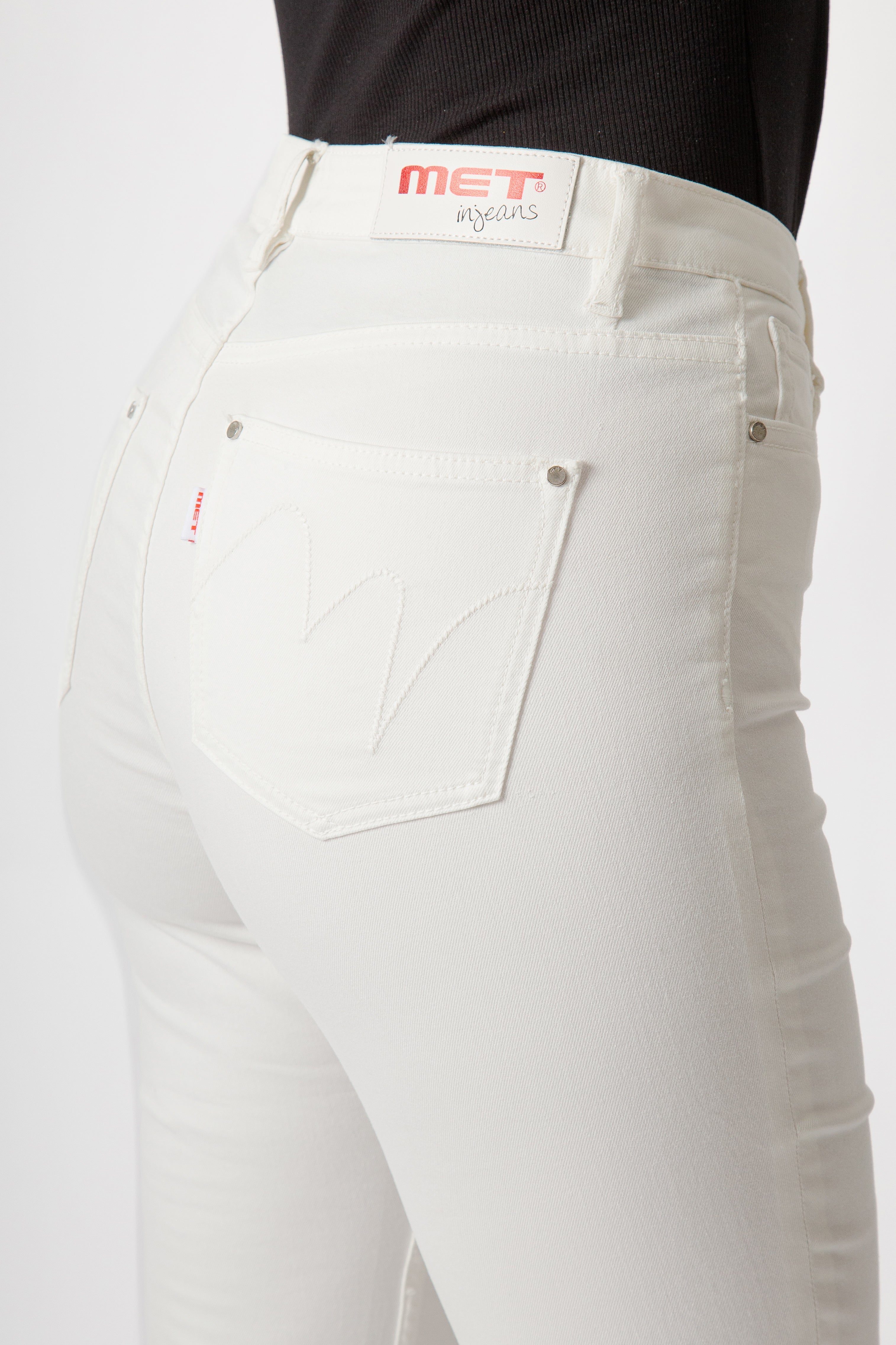 High-Waisted Colored Flare Pants